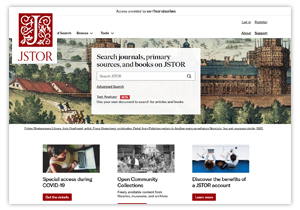 JSTOR (Journals Storage)