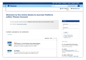 Thieme E-Journals