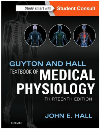 Guyton and Hall Textbook of Medical Physiology, 13th ed.